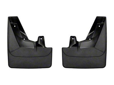 Weathertech No-Drill Mud Flaps; Front; Black (21-25 Yukon w/ Stationary Running Boards)