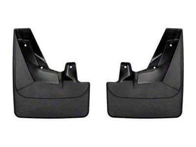 Weathertech No-Drill Mud Flaps; Front; Black (21-24 Yukon w/ Stationary Running Boards)