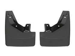 Weathertech No-Drill Mud Flaps; Front; Black (21-25 Yukon w/ Power Retractable Running Boards)