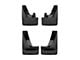 Weathertech No-Drill Mud Flaps; Front and Rear; Black (21-24 Yukon w/ Stationary Running Boards)