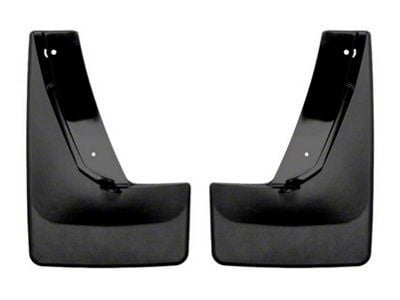 Weathertech No-Drill Mud Flaps; Rear; Black (21-25 Yukon)