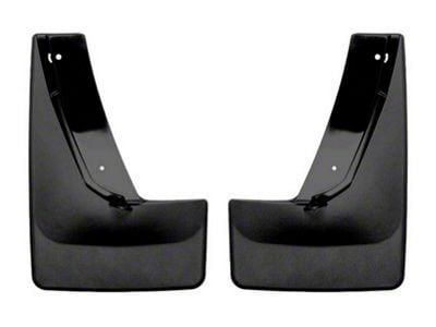 Weathertech No-Drill Mud Flaps; Rear; Black (21-24 Yukon)