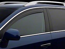 Weathertech Side Window Deflectors; Front; Dark Smoke (21-26 Yukon)