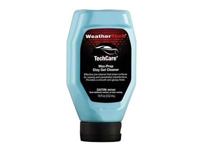 Weathertech Wax-Prep Clay Gel Cleaner; 18 oz
