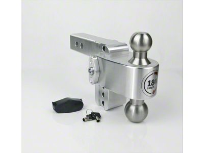 Weigh Safe 2-Inch Receiver Hitch 180 Degree Adjustable Ball Mount; 4-Inch Drop (Universal; Some Adaptation May Be Required)