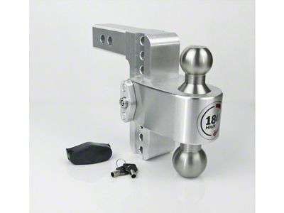 Weigh Safe 2-Inch Receiver Hitch 180 Degree Adjustable Ball Mount; 6-Inch Drop (Universal; Some Adaptation May Be Required)