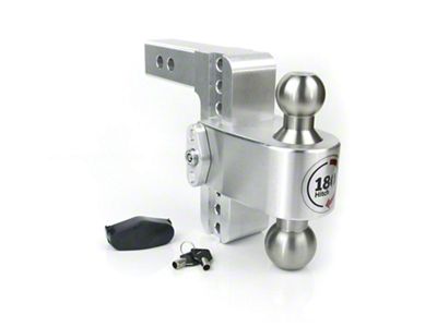 Weigh Safe 2-Inch Receiver Hitch 180 Degree Adjustable Ball Mount; 6-Inch Drop (Universal; Some Adaptation May Be Required)