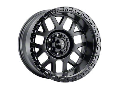 Weld Off-Road Cinch Satin Black with Gloss Black Ring 6-Lug Wheel; 20x10; -18mm Offset (04-08 F-150)