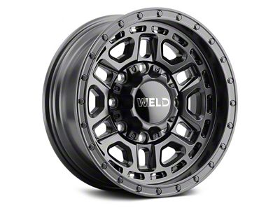 Weld Off-Road Crux Satin Black 8-Lug Wheel; 20x9; 0mm Offset (11-14 Sierra 3500 HD SRW)