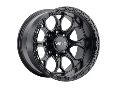 Weld Off-Road Ledge Eight Satin Black 8-Lug Wheel; 20x9; 0mm Offset (08-10 F-250 Super Duty)