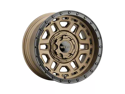 Weld Off-Road Crux Satin Bronze 6-Lug Wheel; 17x9; 0mm Offset (15-20 F-150)