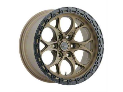 Weld Off-Road Ledge Six Satin Bronze 6-Lug Wheel; 18x9; 0mm Offset (15-20 F-150)