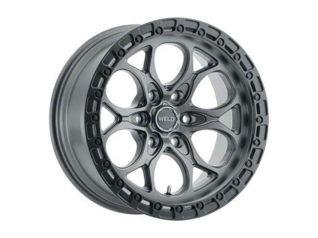 Weld Off-Road Ledge Six Satin Gunmetal 6-Lug Wheel; 20x9; 20mm Offset (15-20 F-150)