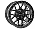 Weld Off-Road Cinch Beadlock Gloss Black Milled 6-Lug Wheel; 17x9; -12mm Offset (99-06 Silverado 1500)
