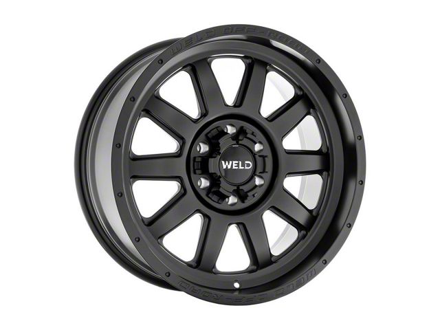 Weld Off-Road Stealth Satin Black 6-Lug Wheel; 20x10; -18mm Offset (99-06 Silverado 1500)