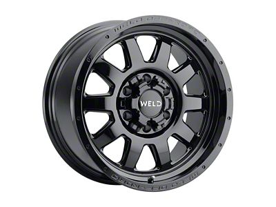 Weld Off-Road Stealth Gloss Black 6-Lug Wheel; 18x9; 0mm Offset (19-23 Ranger)