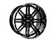 Weld Off-Road Chasm Gloss Black Milled 5-Lug Wheel; 20x9; 0mm Offset (02-08 RAM 1500, Excluding Mega Cab)