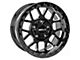 Weld Off-Road Cinch Beadlock Gloss Black Milled 6-Lug Wheel; 17x9; -12mm Offset (07-13 Sierra 1500)