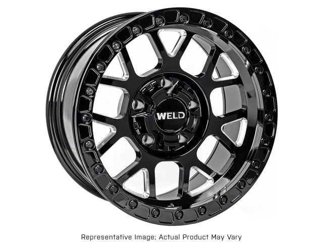 Weld Off-Road Cinch Beadlock Candy Red 6-Lug Wheel; 17x9; -12mm Offset (09-14 F-150)