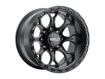 Weld Off-Road Ledge Eight Satin Black 8-Lug Wheel; 20x9; 0mm Offset (99-07 F-250 Super Duty)