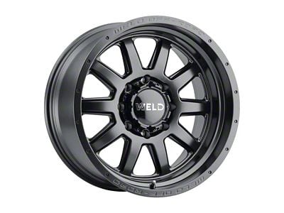 Weld Off-Road Stealth Gloss Black Milled 8-Lug Wheel; 20x10; -18mm Offset (99-07 F-250 Super Duty)