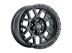 Weld Off-Road Cinch Gloss Black Milled 6-Lug Wheel; 17x9; -12mm Offset (21-26 F-150)