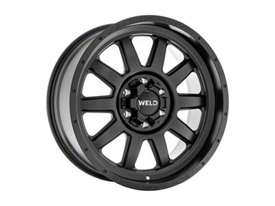 Weld Off-Road Stealth Satin Black 6-Lug Wheel; 20x9; 13mm Offset (19-23 Ranger)
