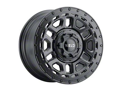 Weld Off-Road Crux Satin Black 6-Lug Wheel; 20x9; 0mm Offset (19-25 Silverado 1500)