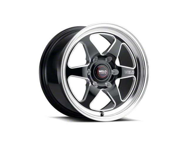 Weld Racing Ventura 6 Drag Gloss Black Milled 6-Lug Wheel; 20x10; 38mm Offset (04-08 F-150)