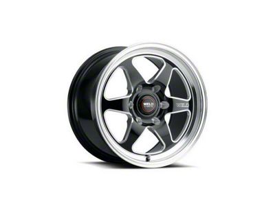 Weld Racing Ventura 6 Gloss Black Milled DIA 6-Lug Wheel; 20x9.5; 28mm Offset (09-14 F-150)