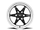 Weld Racing Ventura 6 Drag Gloss Black Milled 6-Lug Wheel; 17x10; 42mm Offset (21-24 F-150)