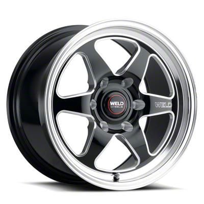 Weld Racing Ventura 6 Drag Gloss Black Milled 6-Lug Wheel; 20×10; 38mm Offset (21-24 F-150)