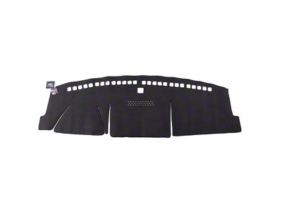 WELLvisors Suede Style Dash Mat; Black (21-25 F-150 w/o Head Up Display)