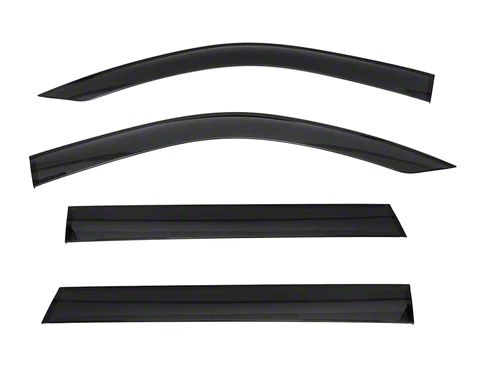Weathertech Tahoe Side Window Deflectors; Front And Rear; Dark Smoke
