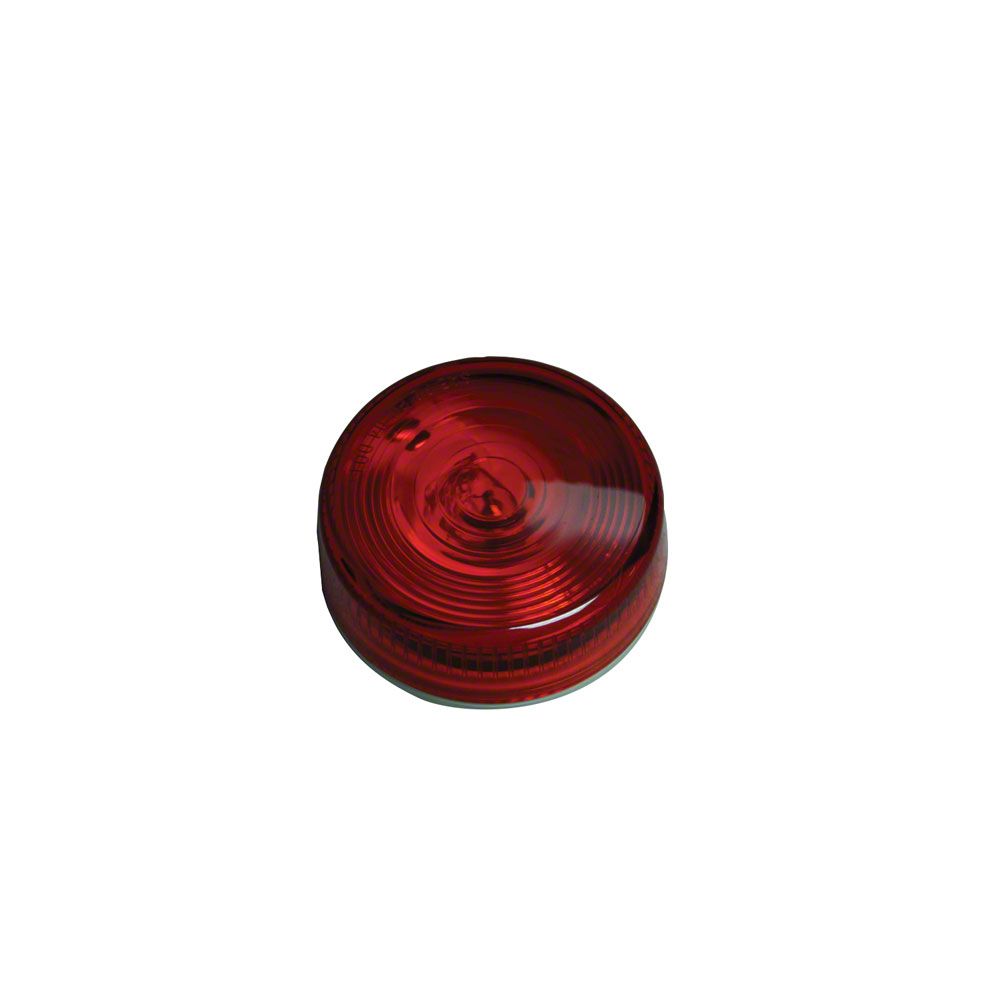 F-350 Super Duty Clearance Light; 2.75-Inch; Round; Red; With Two Wire ...