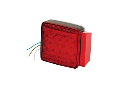 6-Function LED Submersible Combination Tail Lights; For Under 80-Inch Wide Trailer; Passenger Side