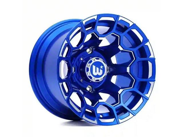 Wesrock Wheels Spur Candy Blue Milled 6-Lug Wheel; 20x10; -12mm Offset (04-08 F-150)