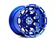 Wesrock Wheels Spur Candy Blue Milled 6-Lug Wheel; 20x10; -12mm Offset (09-14 F-150)