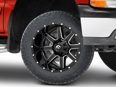 Wesrock Wheels Maverick Gloss Black Milled 6-Lug Wheel; 20x10; -12mm Offset (99-06 Silverado 1500)
