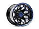 Wesrock Wheels Spur Gloss Black Milled with Blue Tint 6-Lug Wheel; 20x10; -12mm Offset (19-23 Ranger)