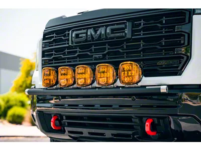Westcott Designs Front Bumper Light Mount Bar (24-25 Sierra 2500 HD AT4X w/ Factory Bumper)