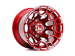 Western Wheels EDGE Candy Red Milling 5-Lug Wheel; 20x12; -44mm Offset (02-08 RAM 1500, Excluding Mega Cab)