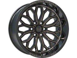 Western Wheels IR08 Bronze Machined Face Satin 6-Lug Wheel; 20x10; -12mm Offset (07-14 Tahoe)
