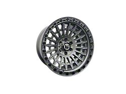 Western Wheels WP69 Gun Metal Face with Satin Lip 6-Lug Wheel; 20x10; -12mm Offset (15-20 Yukon)