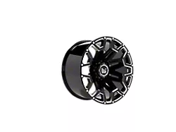 Western Wheels BLAZE Gloss Black with Milling Spokes 6-Lug Wheel; 20x12; -44mm Offset (19-23 Ranger)