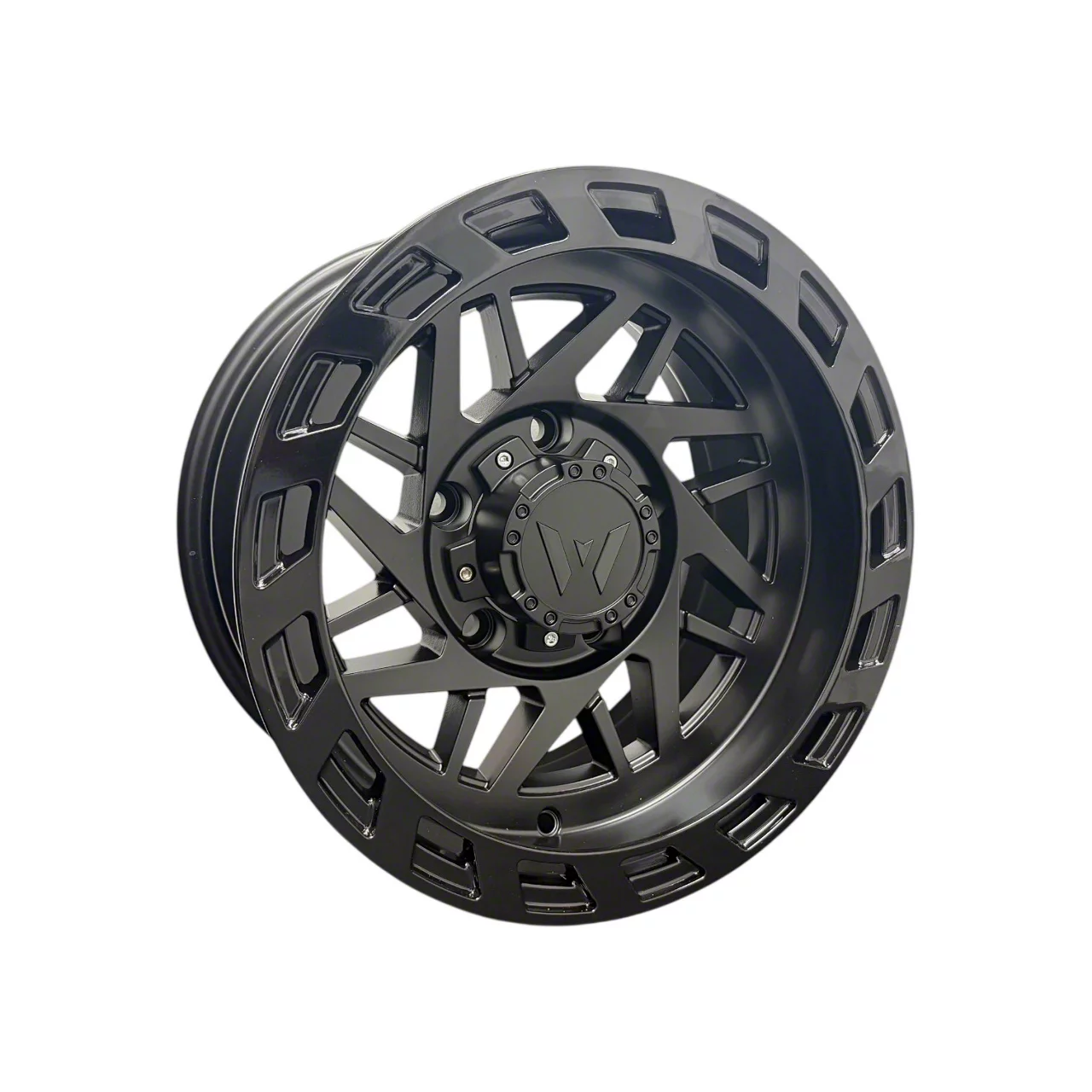 Western Wheels Dakota BOULDER Satin Black Face with Gloss Black Lip 5 ...