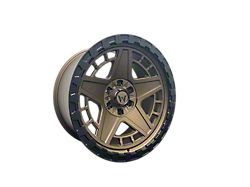 Western Wheels HU96 Satin Bronze Face 6-Lug Wheel; 20x10; -12mm Offset (24-25 Ranger)