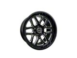 Western Wheels RANGER Gloss Black with Milling Spokes 6-Lug Wheel; 20x10; -12mm Offset (19-26 Silverado 1500)