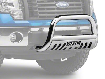 E-Series Bull Bar; Polished (09-14 F-150, Excluding Harley Davidson, Limited & Raptor)