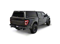 Westin EXP Truck Cap with Solid Front Glass; Matte Black (15-26 F-150 w/ 5-1/2-Foot Bed)